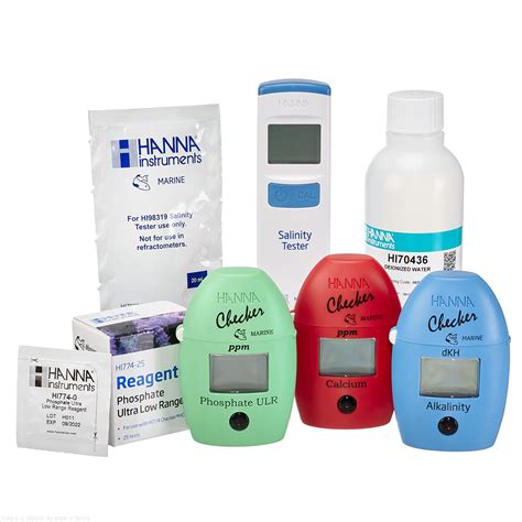 hanna test kits reef tank